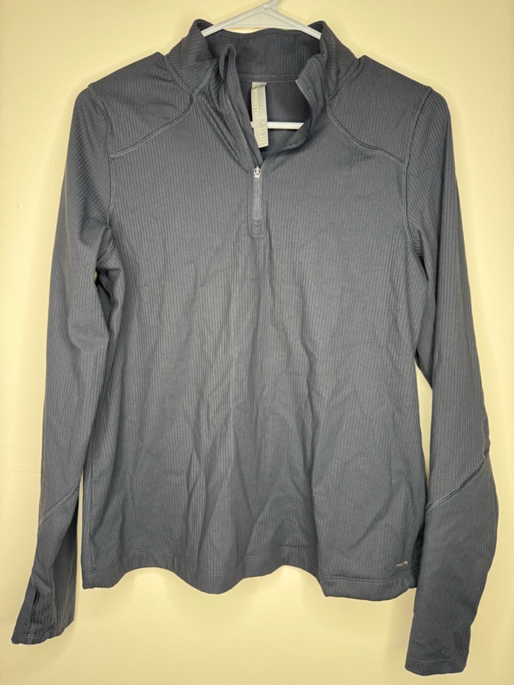 Mondetta Women's Black Quarter-Zip Pullover